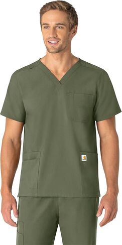 Carhartt Unisex V-Neck 6-Pocket Scrub Top in Saudi Arabia