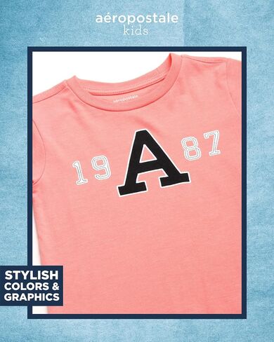 AEROPOSTALE Toddler Boys' Shorts Set - 2 Piece Twill Boys Cargo Shorts and Graphic Tee Shirt - Toddler Boys Clothes (2T-4T) in Saudi Arabia