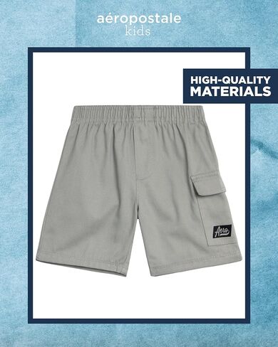 AEROPOSTALE Toddler Boys' Shorts Set - 2 Piece Twill Boys Cargo Shorts and Graphic Tee Shirt - Toddler Boys Clothes (2T-4T) in Saudi Arabia