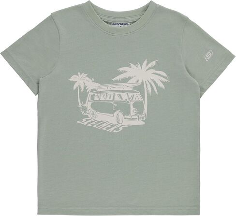 Skechers Boys 3 Piece Sets-2 Tees and Matching Short Set Top and Bottom Matching Set in Saudi Arabia