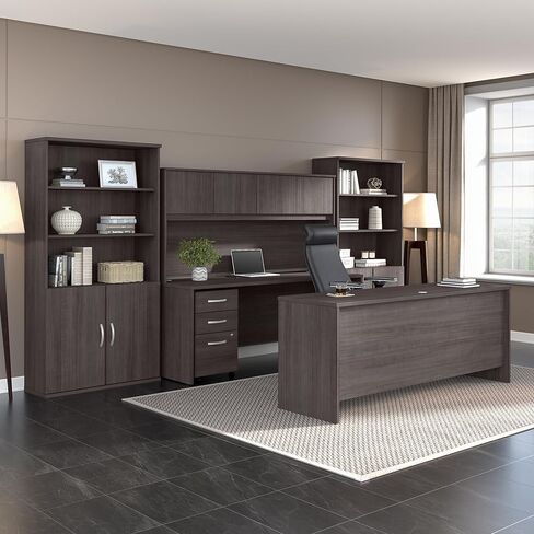 Bush Business Furniture Studio C Bridge/Return, 36W, Storm Gray in Saudi Arabia