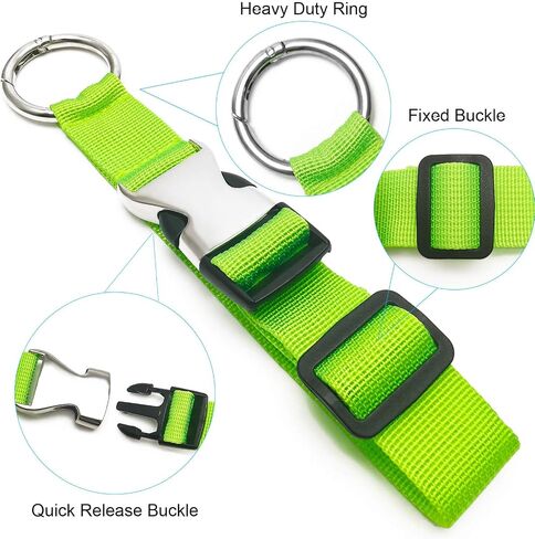 Add a Bag Luggage Straps Jacket Gripper Luggage Straps Baggage Suitcase for Travel Belt Luggage with Buckle Adjustable Luggage Accessories(Black) in Saudi Arabia