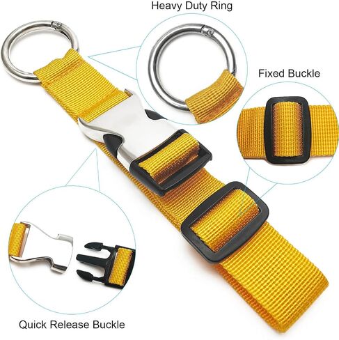 Add a Bag Luggage Straps Jacket Gripper Luggage Straps Baggage Suitcase for Travel Belt Luggage with Buckle Adjustable Luggage Accessories(Black) in Saudi Arabia