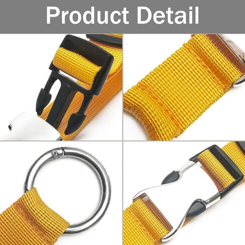 Add a Bag Luggage Straps Jacket Gripper Luggage Straps Baggage Suitcase for Travel Belt Luggage with Buckle Adjustable Luggage Accessories(Black) in Saudi Arabia