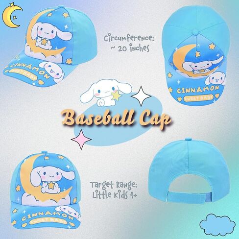 Little Miss Pretty Crossbody Bag Purse Watch Baseball Cap Snapback Playing Cards Kids Girls Kawaii Cartoon Hat Cute in Saudi Arabia