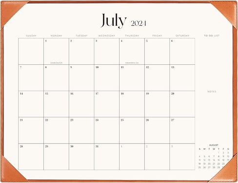 Large Desk Calendar 2024-2025 with Desk Mat, Desktop Calendar 18 Monthly Runs From Jul 2024 to Dec 2025, Desk Pad Calendar 22 x 17 Inch Perfect for Planning, Organizing, and Scheduling Your Life (Black) in Saudi Arabia