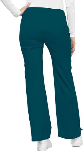 Cherokee Luxe Women Scrubs Pant Low Rise Flare Leg Drawstring Cargo 21100 in Saudi Arabia