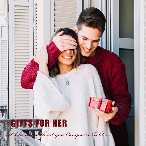 مجموعة قلادة البوصلة TOUPOP والأقراط المتدلية البوصلة in Kuwait