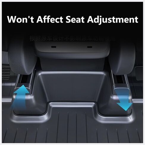 Tesla Model Y Seat Slide Rail Pad Cover and Rear Door Sill Protector TPE Seat Kick Wrap Kits Anti-Kick Case Shells for 2020-2024 Model Y Interior Accessories (5 PCS) in Kuwait