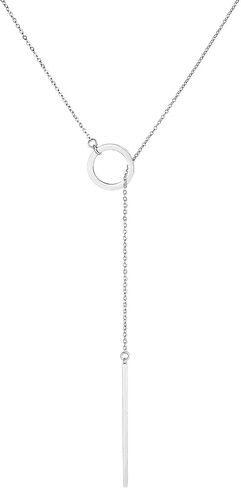 MMXX Lariat Necklace for Women Circle Bar Y necklace Dainty Long Gold Necklaces for Women 14k Gold Plated Drop Necklace CZ Pendant Diamond Choker Trendy Jewelry Gifts for Women Wedding in Saudi Arabia