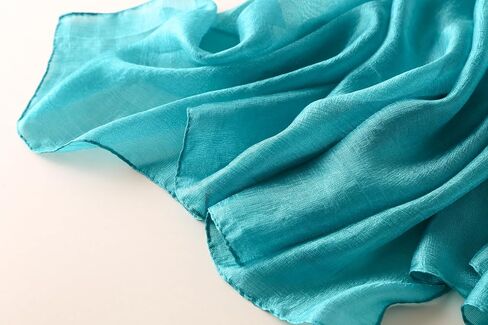 Wander Agio Womens Chiffon Shawl Party Wraps Evening Dress Bridesmaid Long Linen Scarves for Wedding Pearl Gloss Finish in Saudi Arabia