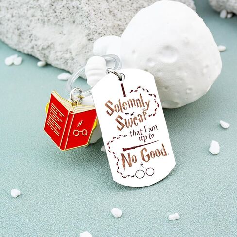 هاري سلسلة المفاتيح الهدايا الفخار البضائع شخصية هدية سحرية لابنة في سن المراهقة الفتيات هدايا لعشاق هاري عناصر الموضة أقسم رسميا قلادة المفاتيح in Kuwait