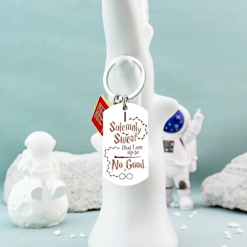 هاري سلسلة المفاتيح الهدايا الفخار البضائع شخصية هدية سحرية لابنة في سن المراهقة الفتيات هدايا لعشاق هاري عناصر الموضة أقسم رسميا قلادة المفاتيح in Kuwait