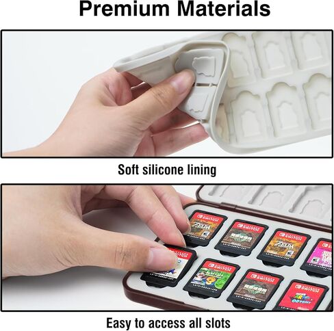 حافظة بطاقات الألعاب TIKOdirect لبطاقات Switch 1/Switch 2/OLED/Lite/Micro SD in Saudi Arabia