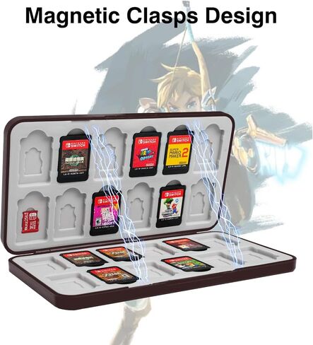 حافظة بطاقات الألعاب TIKOdirect لبطاقات Switch 1/Switch 2/OLED/Lite/Micro SD in Saudi Arabia
