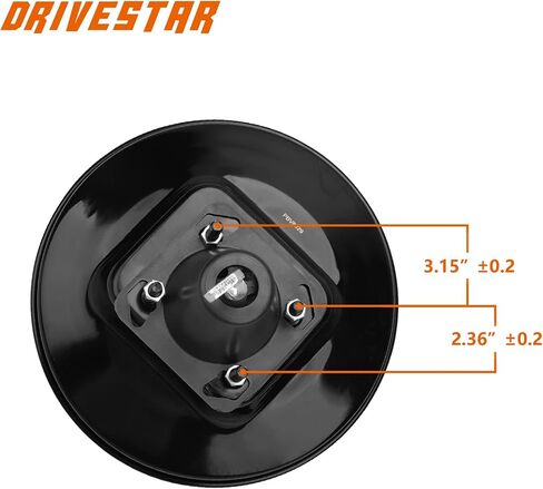 DRIVESTAR 54-74211 Vacuum Power Brake Booster without Master Cylinder, Fit for 1984-1988 for Ford Bronco F-150 F-200 F-250, E8TZ2005C, E4TZ2005A in Saudi Arabia