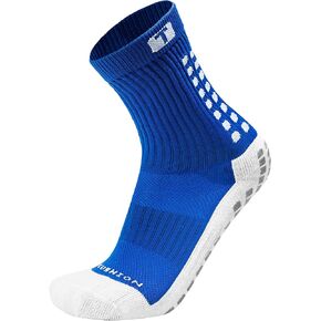 Mid-Calf Cushion Socks 1 Pair (Large) (Royal Blue)