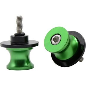 8MM Motorcycle CNC Swing Arm Stand Screws Sliders Spools Compatible with Z650 Z 650 2017 2018 2019 2020-Red
