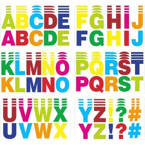 232 Pcs 24 Sheets Boho Bulletin Board Letters,2.4 Inch Letter Stickers Self, Large Alphabet Stickers, ABC Letters for Classroom Wall Window Door Home Decor.(Boho 24)