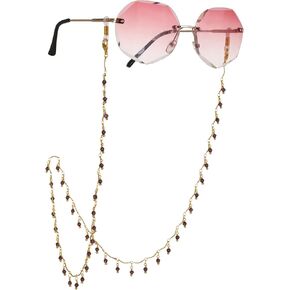 kkjoy Lantern Pendant Glasses Chains Copper Glasses Holder Strap Sunglasses Chain Lanyards Retainer Cord for Women