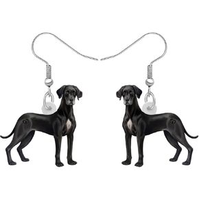 Cute Acrylic Dog Earrings Labrador Retriever Dangling Jewelry for Women Teens Dog Lovers Gifts