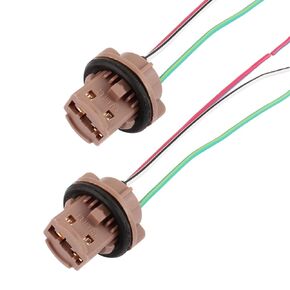 TOMALL 7443 T20 Bulb Socket Female Adapter for Brake Light (Pack of 2)