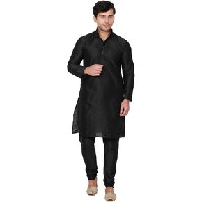 Maple Clothing Men's Art Silk Indian Kurta Set Wedding Wear Clothing in Kuwait