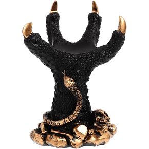 Veemoon 1pc Crystal Ball Base Resin Crafts Base Dragon Claw Base Dragon Claw Holder Stone Decor Base Crystal Ball Holder Home Decor Jade Ball Holder Stone Holder Desktop Decor Base