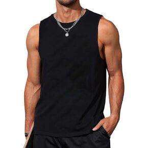 Mens Workout Tank Top Gym Muscle Fitness Running Hawaiian Beach Sleeveless Shirts