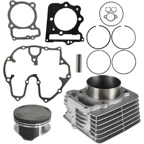 Motorcycle Cylinder Piston 89mm 440cc Cylinder Piston Gasket Kit Replacement for Honda XR400R 1996-2004