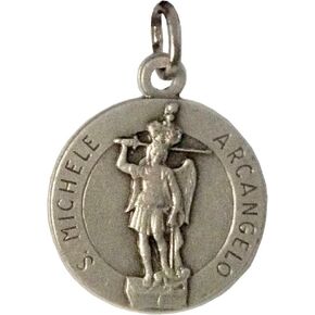 SAINT MICHALE THE ARCHANGEL MEDAL (STATUE VENERATED IN THE SANCTUARY OF SAN MICHAEL) - 100% MADE IN ITALY