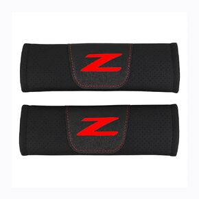 2 Pcs Car Seat Belt Covers for Adults Shoulder Pad Belt Strap Covers Compatible for Nissan 240ZX 280ZX 300ZX 350Z 370Z Z Car (WHITE)