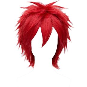 Short Red Wig Anime Costume Cosplay Wigs