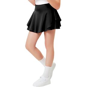 FitsT4 تنانير تنس رياضية للفتيات تنانير جولف بخصر عالٍ مع جيوب بعامل حماية من الأشعة فوق البنفسجية 50+ سريعة الجفاف ومزدوجة الكشكشة in Kuwait