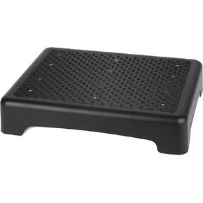 Mobility Step Stool for Adults & Seniors,Indoor/Outdoor Portable Stair Assist,Anti-Slip Bathroom Step Platform for Kitchen,Office, Door,Bedside,Shower,Stairs,Car for Elderly,Grey-Black