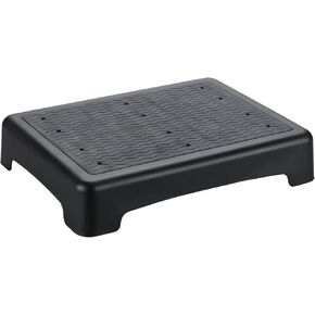 Mobility Step Stool for Adults & Seniors,Indoor/Outdoor Portable Stair Assist,Anti-Slip Bathroom Step Platform for Kitchen,Office, Door,Bedside,Shower,Stairs,Car for Elderly,Grey-Black