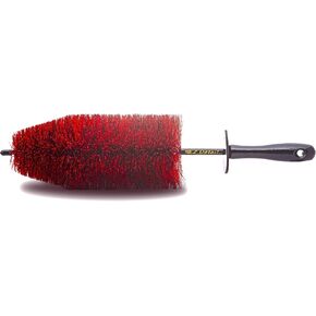 Brush Big - Red - Wheel Rim Cleaner for Cars, Bike, Trucks, Motorcycle, and Other Vehicles. Non-Scratch Auto Detailing Tool, Easily reaches Nook and Crannies