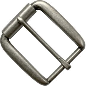Classic Single Prong Replacement Roller Belt Buckle, Fits 1-1/2" wide