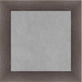 Amanti Art Framed Magnetic Board (21 x 21) Hardwood Chocolate Magnet Board, Small Magnetic Bulletin Board for Office Decor, Mudroom, Kitchen or Organization Drop Zone from WI, USA