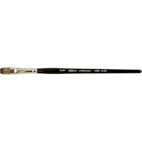 Silver Brush Limited 2608S Monza Glazing Brush, Oil, Acrylic, and Watercolor Brush, Short Handle, Size 1/2"