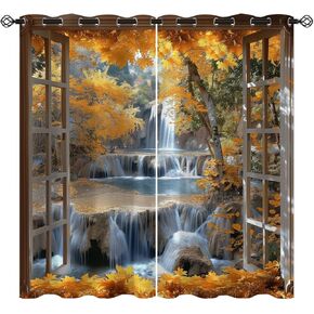 Space Galaxy Blackout Curtains for Girls Boys Kids Home Decor, Universe Nebula Galaxies Solar Planet Grommet Thermal Insulated Drapes Darkening Window Curtain for Bedroom Living Room, 42 x 45 Inch