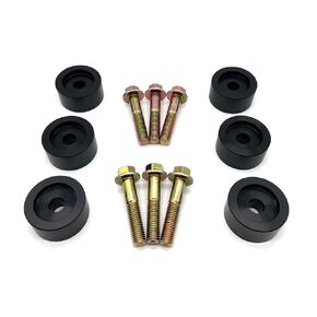 Region Offroad 1"" Transfer Case Drop with Skid Plate Bolts Compatible with Jeep Wrangler TJ LJ 2003-2006, RO-1038B