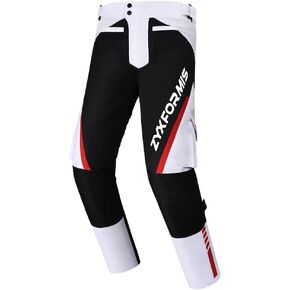 Motorcycle Pants for Men, Waterproof Windproof Motorbike Riding Gear Pants with Removable Armor for All Season