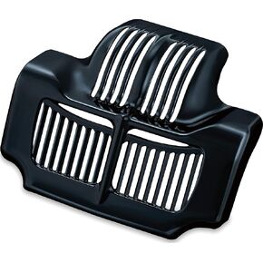 Kuryakyn 7784 Motorcycle Accent Accessory: Oil Cooler Cover for 2011-16 Harley-Davidson Touring Motorcycles, Chrome