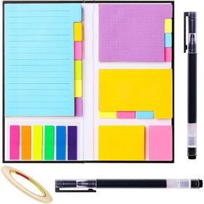 Sticky Notes Set, Sticky Notes Tabs, 710 Pack, Divider Sticky Notes, School Supplies, Office Supplies, Planner Sticky Notes, Sticky Note Dividers Tabs, Book Notes, Back to School Supplies (710pcs)