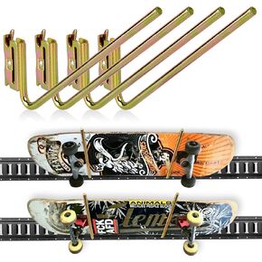 MAIKER OFF ROAD J Hooks for E Track Systems, Large Steel JHook TieDown Accessories for Cargo Tie Down Systems in Trucks, Trailers, Vans