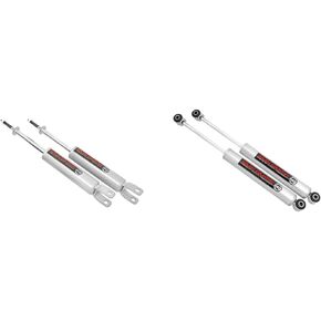 Rough Country 0-3" N3 Front Shock Absorbers for 99-06 Chevy/Sierra 1500 4WD - 23140_A & 3-4.5" N3 Rear Shock Absorbers for 00-21 Tahoe/Yukon - 23141_L