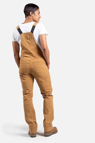 Dovetail Workwear Freshley Overalls for Women, 13 Pockets, Saddle Brown Canvas, SIZE 0x30 in Saudi Arabia