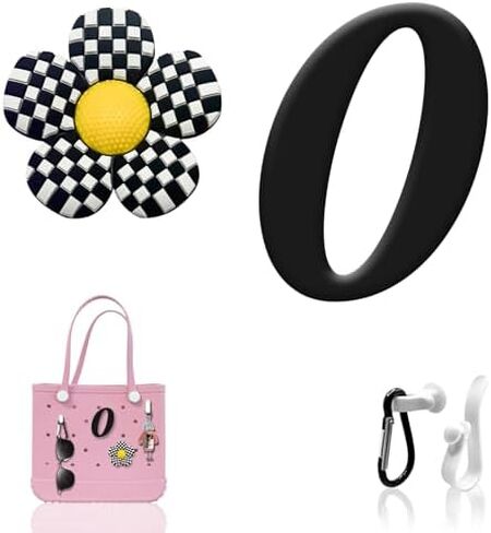 4 Pcs Charms for Bogg Bag，Insert Alphabet Letter Charms for Bogg Bag and Simple Mothern Beach Totes for Handbag DIY in Saudi Arabia