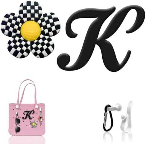 4 Pcs Charms for Bogg Bag，Insert Alphabet Letter Charms for Bogg Bag and Simple Mothern Beach Totes for Handbag DIY in Saudi Arabia